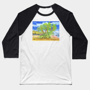 Torre de Belém. palmtrees Baseball T-Shirt